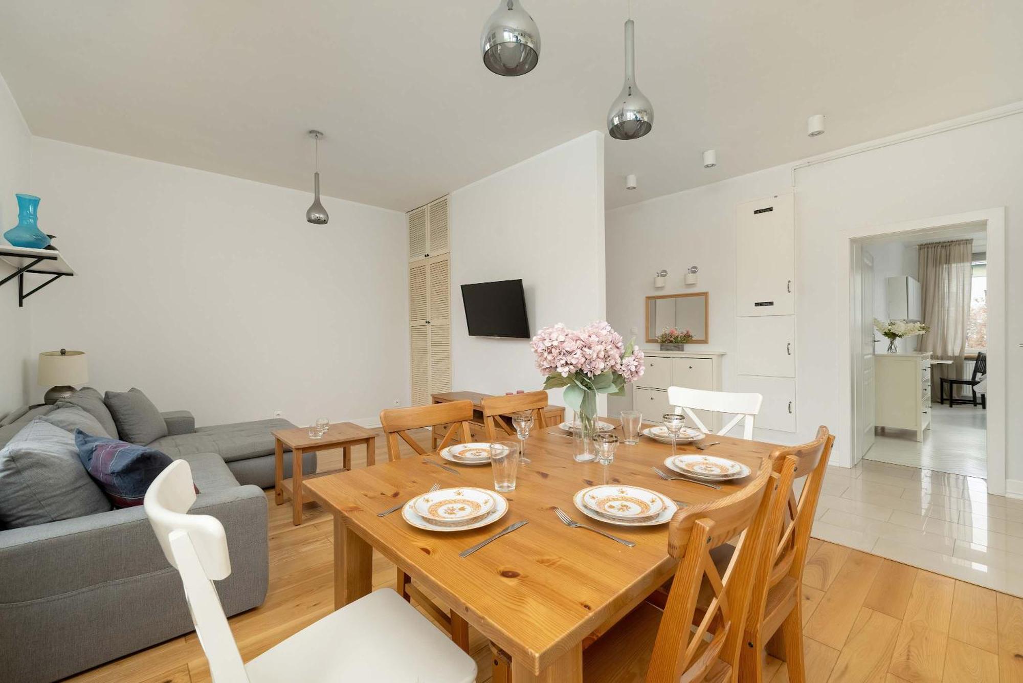 Pawlowa Stylish Apartment With Balcony & Home Office Wroclaw By Noclegi Renters Exterior foto